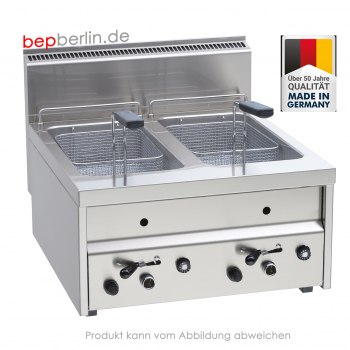 Friteuse, Gas , 13,6Liter, 13 kW, 600 x 650 x 300/500 mm